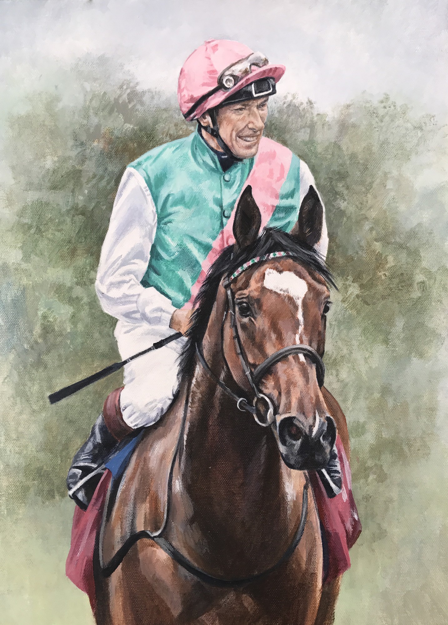 ENABLE AND FRANKIE DETTORI - Original Acrylic on canvas
